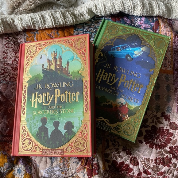 Illustrated Harry Potter 1&2 by Minalima - Picture 1 of 3